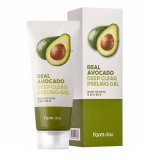 Пилинг-скатка для лица с маслом авокадо "FarmStay Real Avocado Deep Clear Peeling Gel" 100 мл.