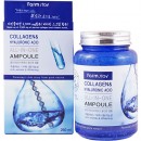 Сыворотка для лица многофункциональная увлажняющая с коллагеном и гиалуроновой кислотой «Farm Stay Collagen & Hyaluronic Acid All-In-One Ampoule» 250 мл.