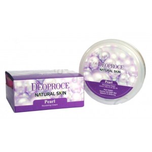 Питательный крем для лица и тела с экстрактом жемчуга "Deoproce Natural Skin Pearl Nourishing Cream" 100 гр.