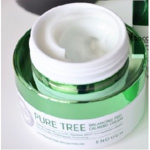 Крем для лица успокаивающий с экстрактом чайного дерева "Enough Pure Tree Balancing Pro Calming Cream" 50 мл.