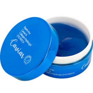 Гидрогелевые патчи эффект лифтинга с экстрактом икры и коллагеном "FarmStay Caviar & Collagen Hydrogel Eye Patch" 60 шт.