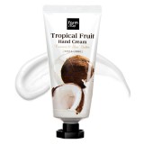 Крем для рук "тропические фрукты" с маслом ши и кокосом "FarmStay Tropical Fruit Hand Cream Coconut & Shea Butter" 50 мл.