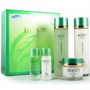 Набор для комплексного ухода за кожей лица восстанавливающий с экстрактом зеленого чая «JIGOTT Well Being Greentea Skin Care 3Set» 