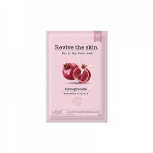 Тканевая маска с экстрактом граната "Labute Revive The Skin Pomegranate Mask" 23 мл.
