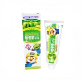 Детская зубная паста со вкусом яблока "Pororo Toothpaste For Kids Frash Apple Flover" 90 гр.